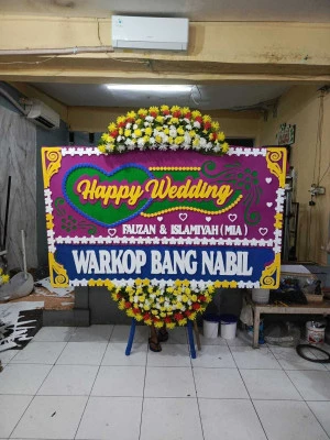 Papan Bunga di Mekar Jaya Sukmajaya